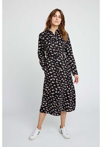 Blumen Kleid lang - Piper Floral Shirt Dress - People Tree