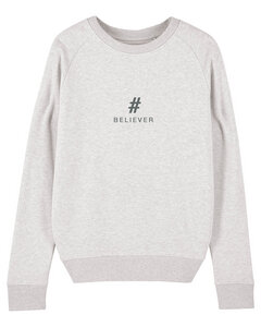 Damen Sweatshirt aus Bio-Baumwolle "BELIEVER" - University of Soul