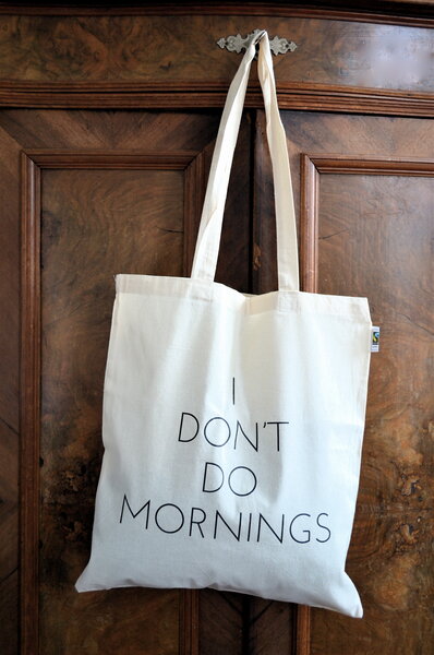Stoffbeutel I Don't Do Mornings