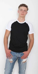 Baseball Unisex Bio Shirt aus 100% Baumwolle (Bio), Bio Short Sleeve  - YTWOO