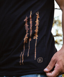 T-Shirt mit Motiv / Woodoptik -Trees - Kultgut