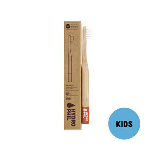 Kinder Zahnbürste aus Bambus | extra weich | rot - HYDROPHIL