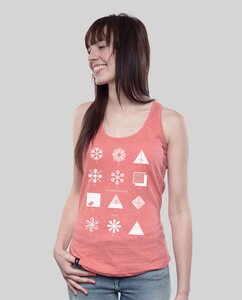 Tank Shirt "Fashion" in Mid Heather Green oder Coral - SILBERFISCHER