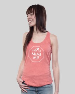 Tank Shirt "MIMIMI" in Coral oder Mid Heather Green - SILBERFISCHER