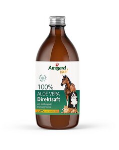 Aloe Vera Direktsaft für Hunde, Katzen und Pferde, 500ml - Amigard