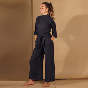 Bluse/Top aus Tencel in Blau, Senfgelb oder Rost, - ManduTrap