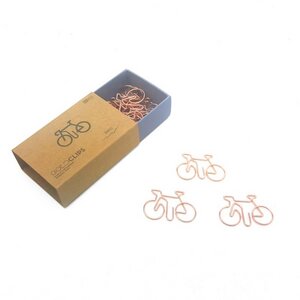 Paperclips rosé vergoldet - Designmanufakturberlin