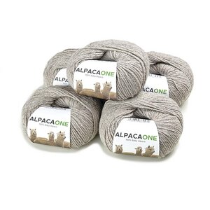 Wolle 5x50g-112m 4-4,5 Nadelstärke Nm 4/9 100% Baby Alpaka 5-Pack - AlpacaOne