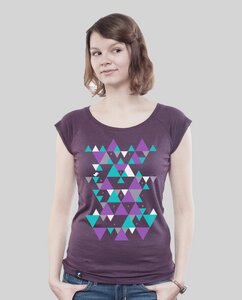 Bamboo Raglan Shirt Women "Triangle" - SILBERFISCHER