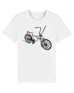 T-Shirt Mini Bike, Choppper Bike, Fahrrad Bio T-Shirt, Retro Bike  - YTWOO