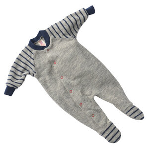 Baby/Frühchen Schlafanzug Schurwoll-Frottee kbT - Engel natur