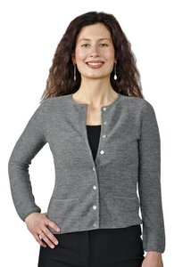 Strickjacke 100% Baby Alpaka Lisa Damen - AlpacaOne