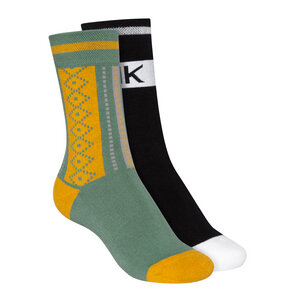Warme Socken Hoch aus Biobaumwoll-Mix - 2er Pack - ThokkThokk