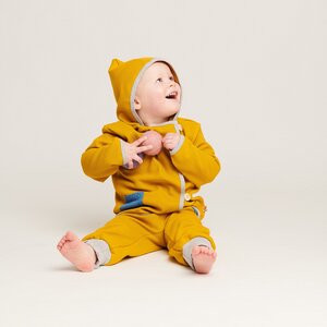 Baby-Sweat-Jäckchen mit Tasche aus 100% Bio-Baumwolle - Cheeky Apple