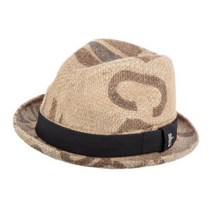 ReHats Berlin Upcycling Bowler-Hut Kaffeesack Caf/é Bomb/ón Spike