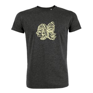 Buddha Swirl - Siebdruck T-Shirt M - Sacred Designs