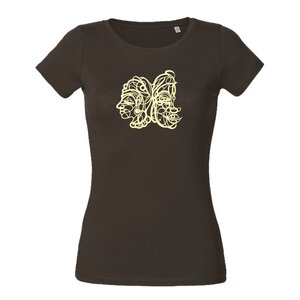 Buddha Swirl - Siebdruck T-Shirt W - Sacred Designs