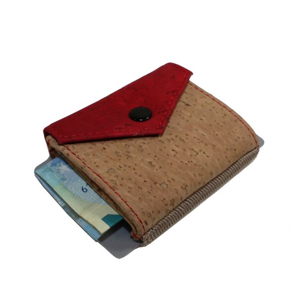 Space Wallet Slim Portemonnaie Aus Echtleder - Mini Geldbörse Für 15 Karten & Scheine