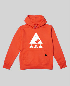 Unisex Hoodie "Achtung Birdy White" - SILBERFISCHER