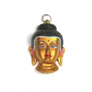 Buddha Maske goldfarben - Just Be