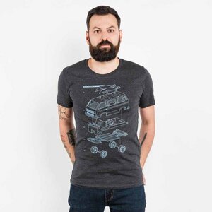 Julius Muschalek - Vanlife T3 - Mens Low Carbon Organic Cotton T-Shirt - Nikkifaktur