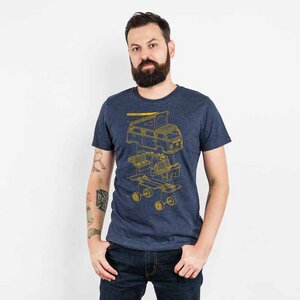 Julius Muschalek - Vanlife T2 - Mens Recycled Organic T-Shirt - Nikkifaktur