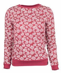 Sweater aus Hanf mit Blumenprint - Uprise