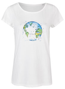 Basic Bio T-Shirt Nr.2 (ladies) Bubble Earth - Brandless