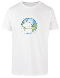 Basic Bio T-Shirt (men) Nr.2  Bubble Earth  - Brandless