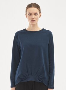 Sweatshirt aus Bio-Baumwolle mit stylischem Saum - ORGANICATION