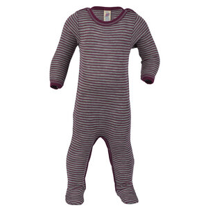 Baby Schlafoverall Bio-Schurwolle/Seide - Engel natur