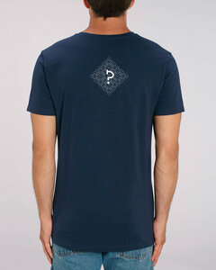 Bio Herren V-Neck T-Shirt "Geometric Questionmark" in 3 Farben  - Human Family