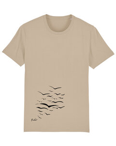Bio Unisex T-Shirt "Create - Free Birds" in verschiedenen Farben - Human Family