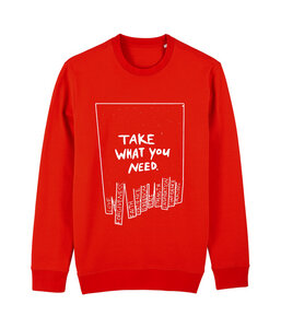 Unisex Sweatshirt “take what you need”  - DENK.MAL Clothing