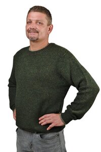 100% Alpaka Pullover für Herren klassisch und modern Andalusia - AlpacaOne