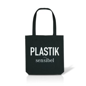 Recycling Stoffbeutel Plastik sensibel - Kommabei