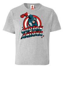 LOGOSHIRT - Marvel Comics - Captain America - Kinder - Bio T-Shirt - LOGOSH!RT