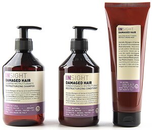 DAMAGED HAIR / STRAPAZIERTES HAIR SHAMPOO +  CONDITIONER+ MASKE - Insight
