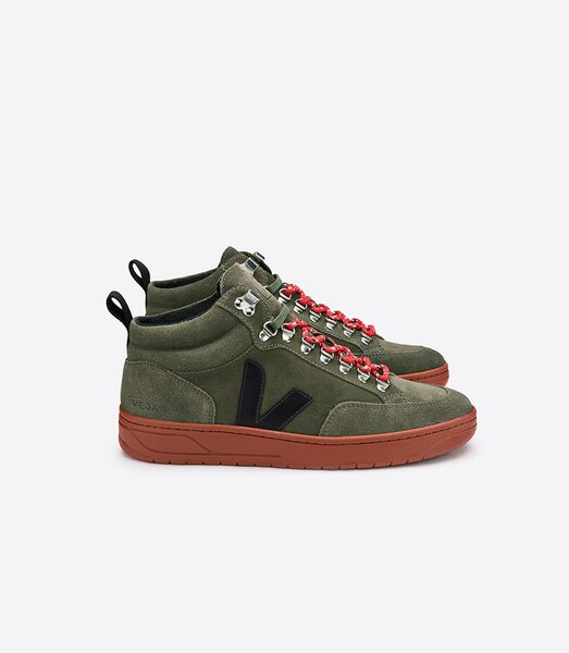 Veja - Sneaker Herren - Roraima Suede - Olive Black Rust Sole | Avocadostore