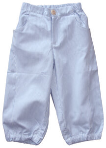 3/4 Baggy Pants in blau-weiß  - Serendipity