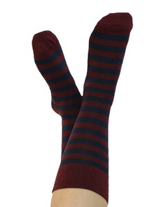 Ringel Socken 2 Farben Bio-Baumwolle geringelt gestreift - Albero Natur
