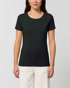Basic T-Shirt Damen Schwarz und Weiß, Bio-Baumwolle - YTWOO
