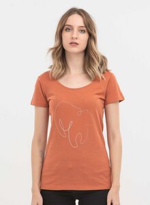 T-Shirt aus Bio-Baumwolle mit Bär-Print - ORGANICATION