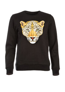Wild Cat Sweatshirt Leopard - Mahla Clothing