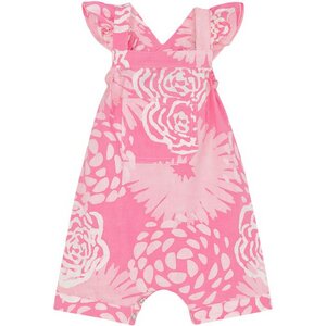 Baby Strampler - Blumen - Bio Baumwolle - Pink - Global Mamas