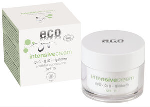 ECO Intensivcreme 50ml LSF 15 mit OPC, Q10 und Hyaluron - eco cosmetics