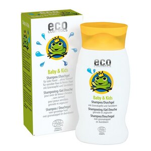 ECO Baby & Kids Shampoo & Duschgel mit Granatapfel und Sanddorn - eco cosmetics
