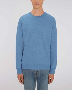 Basic Sweatshirt Herren meliert, Sweater, Pullover, (Bio&Recycelt) - YTWOO