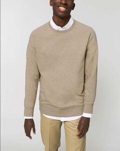Basic Sweatshirt Herren meliert, Sweater, Pullover, (Bio&Recycelt) - YTWOO