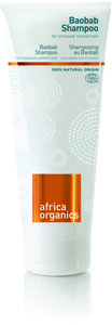 Baobab Shampoo - Trockenes/Geschädigtes Haar - Bio/Fair/Vegan - 210ml - Africa Organics